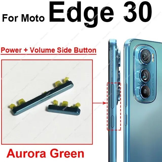 For Motorola Moto Edge 30 External Power On Off Volume Side Button Key Switch