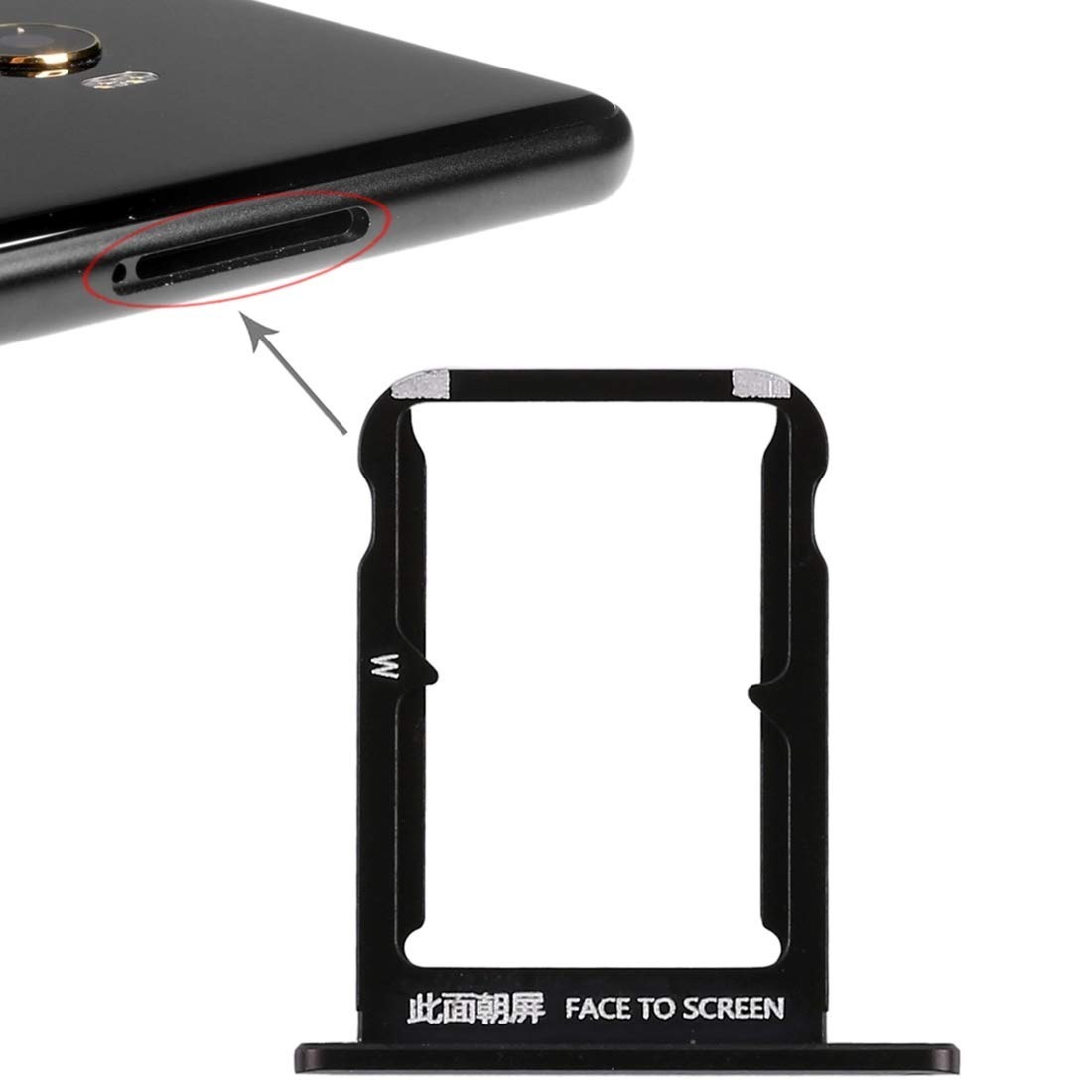 For Xiaomi Mi Mix 2 Sim Card Tray Sim Holder Slot Outer