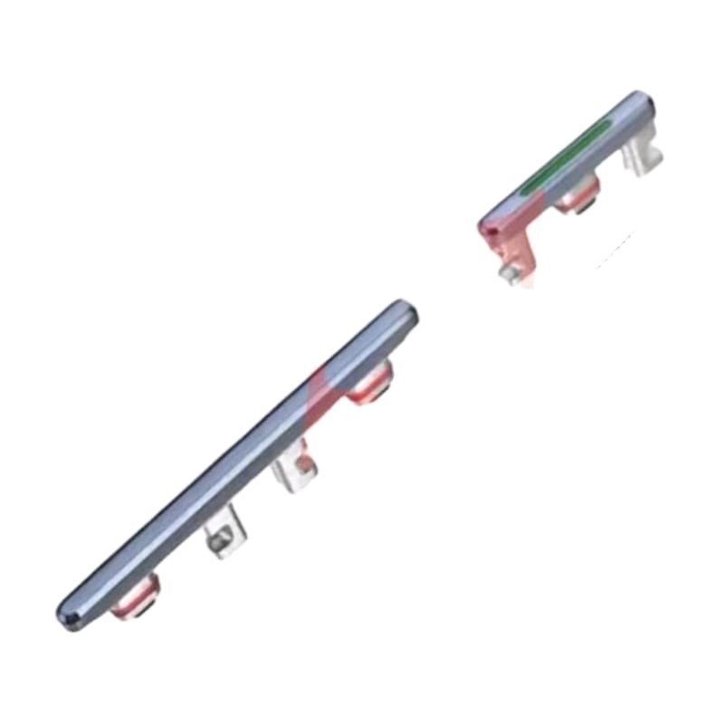 For OPPO Reno 10 Reno10 Pro 5G Side Power On Off Volume Metal Key Outer Button