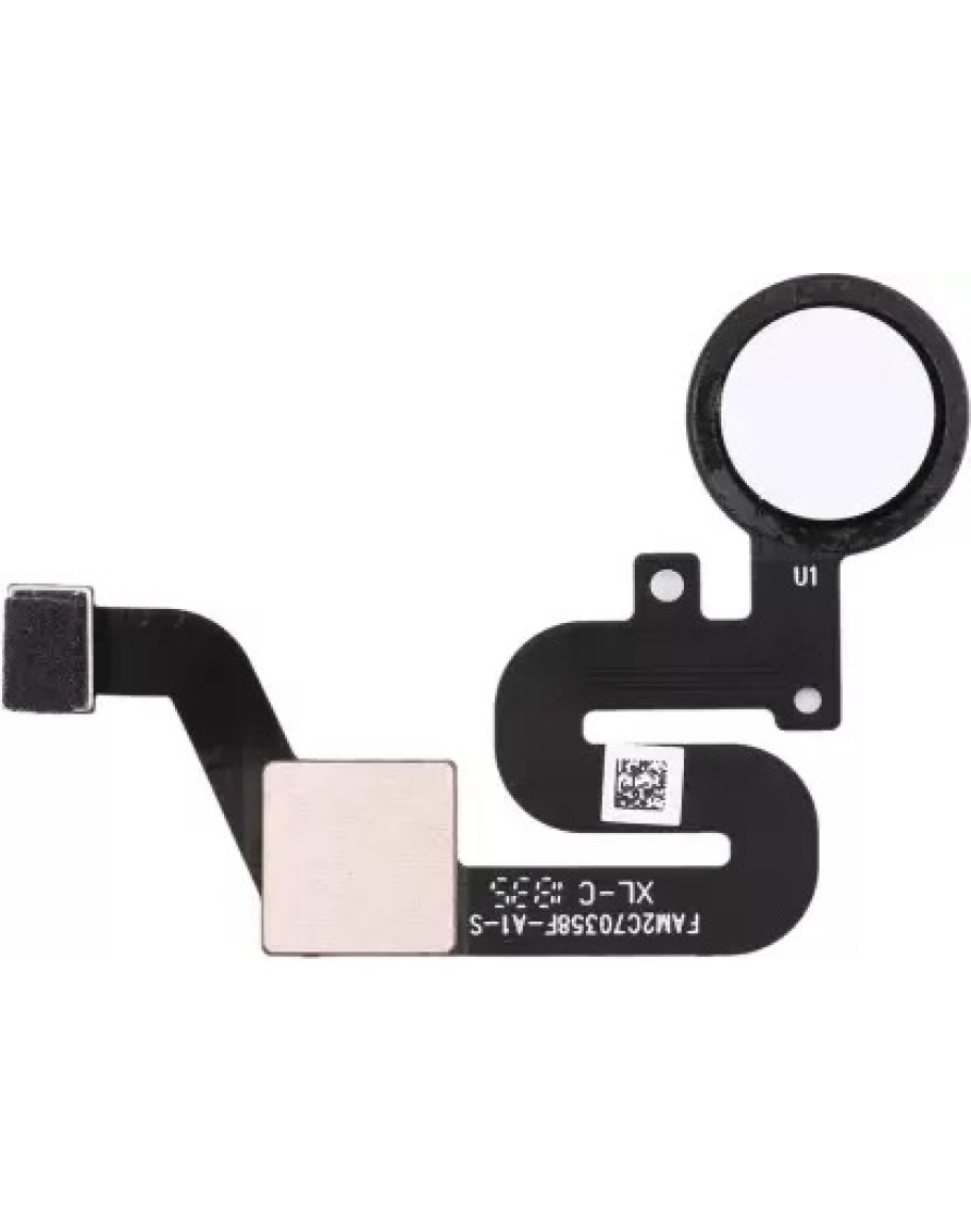 For Nokia 5.1 Plus Fingerprint Scanner Sensor Ribbon Flex Cable (White)