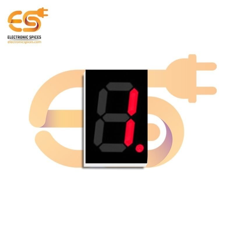 0.56 inch 1 digit RED display color 7 segment LED display COMMON CATHODEs