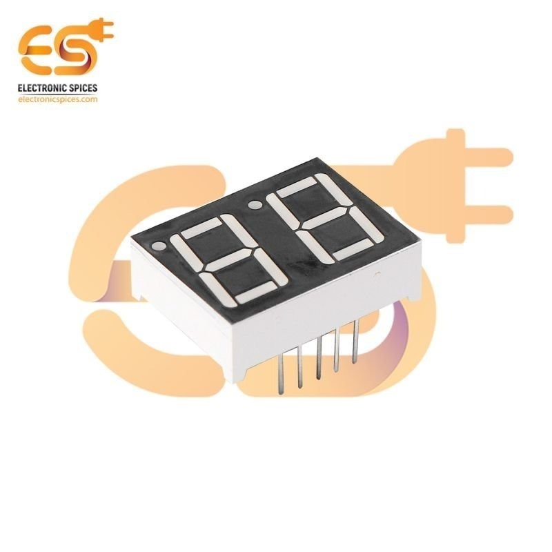 0.56 inch 2 digit Green display color 7 segment LED display COMMON ANODEs
