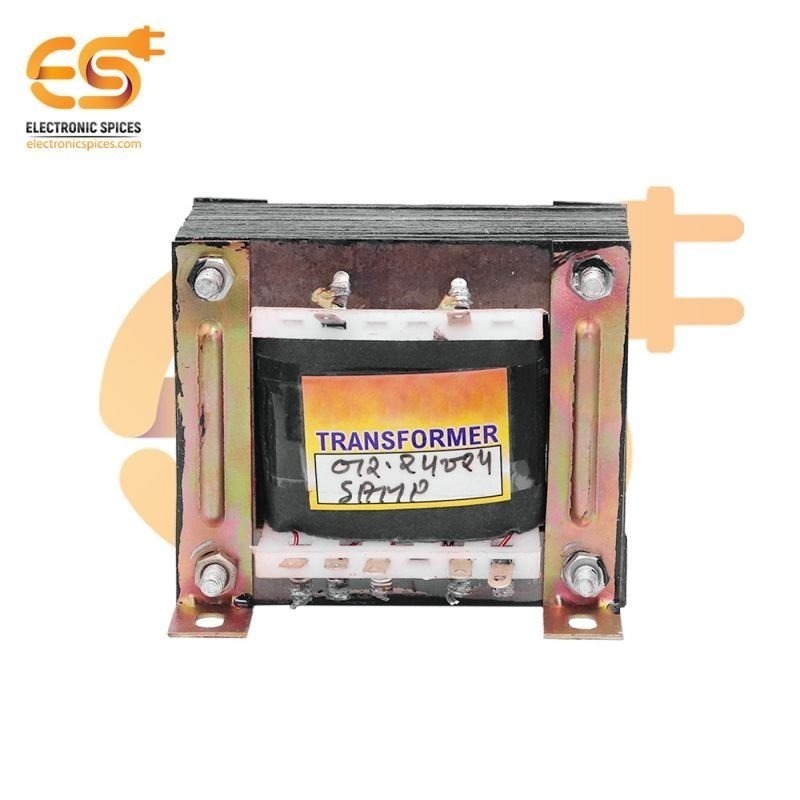 24-0-24 24V and 0-12 12V 5Amp Center tapped Dual step down transformer