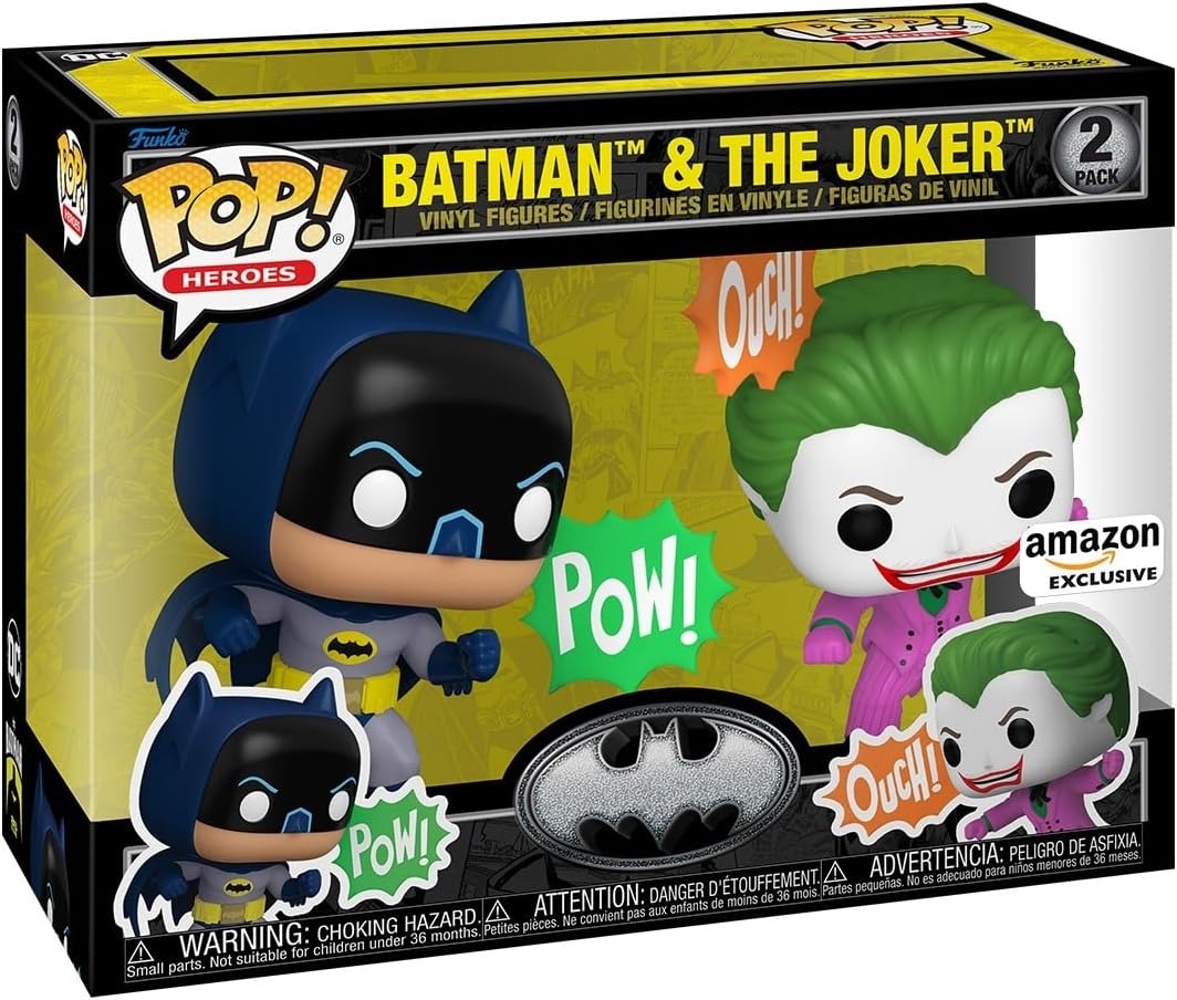 Heroes: Batman's 85th Anniversary | Batman & The Joker | Pack of 2 | DC Comics 