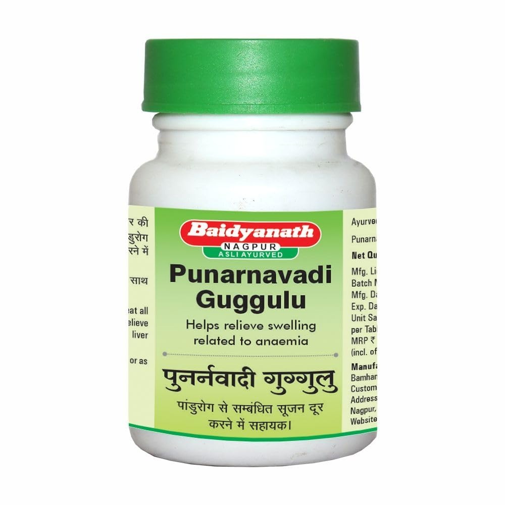 Baidyanath Punarnavadi Guggulu 80 Tablets 