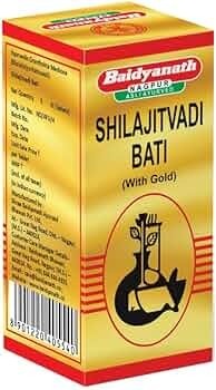 Baidyanath Shilajitvadi Bati Swarna Yukta 10 Tablets 