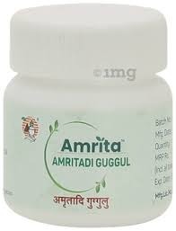 Amrita Drugs Amritadi Guggulu 60 Tablets 