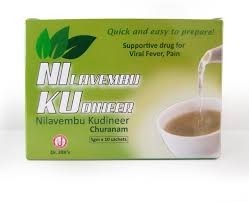 JRK Siddha Nilavembu Kudineer Churnam 5g x 10 Sachets 