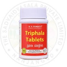 B V Pundit's Triphala 50 Tablets 