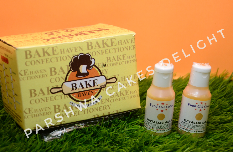 BAKEHAVEN GEL COLOUR - METALLIC GOLD