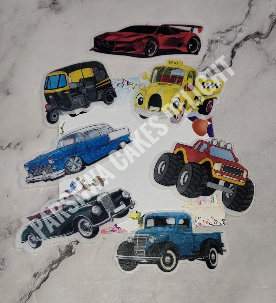 EDIBLES CUT OUTS - DESIGN 4, Vehicle