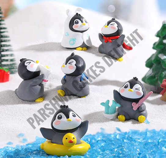Penguin Miniature Toy For Cake Decoration