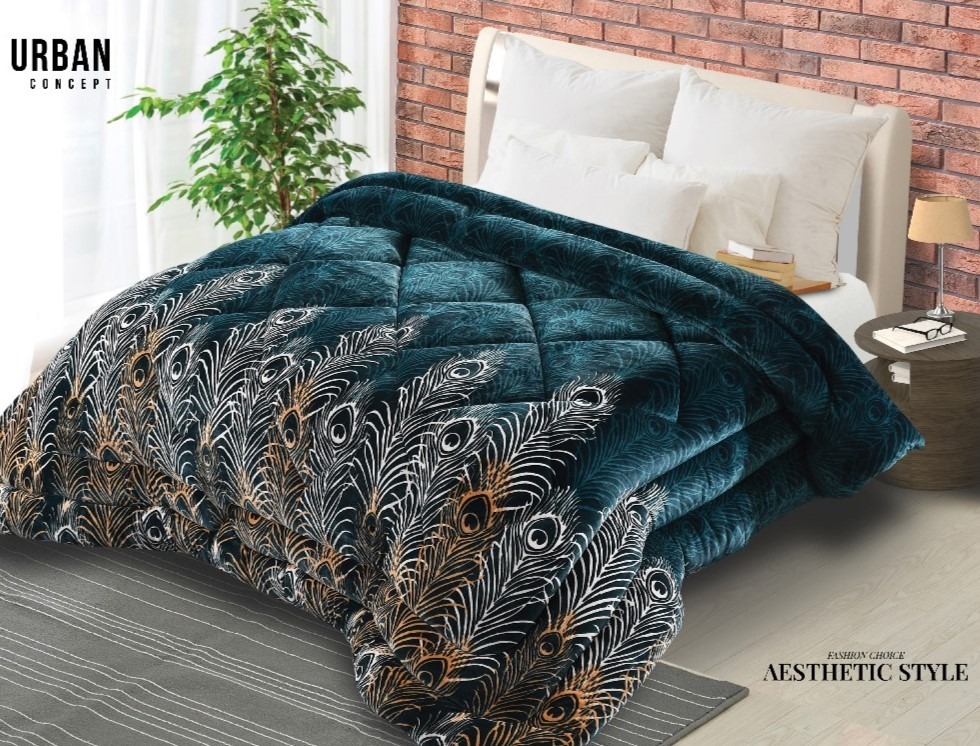 Quilts - Platina - Facet Flow - Double Bed