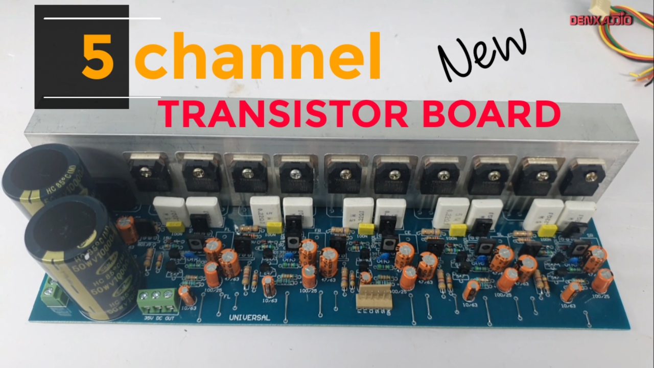 Universal 5 Channel Transistor Board 