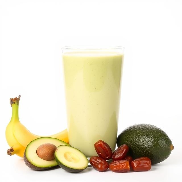 Avocado Banana Dates Smoothie