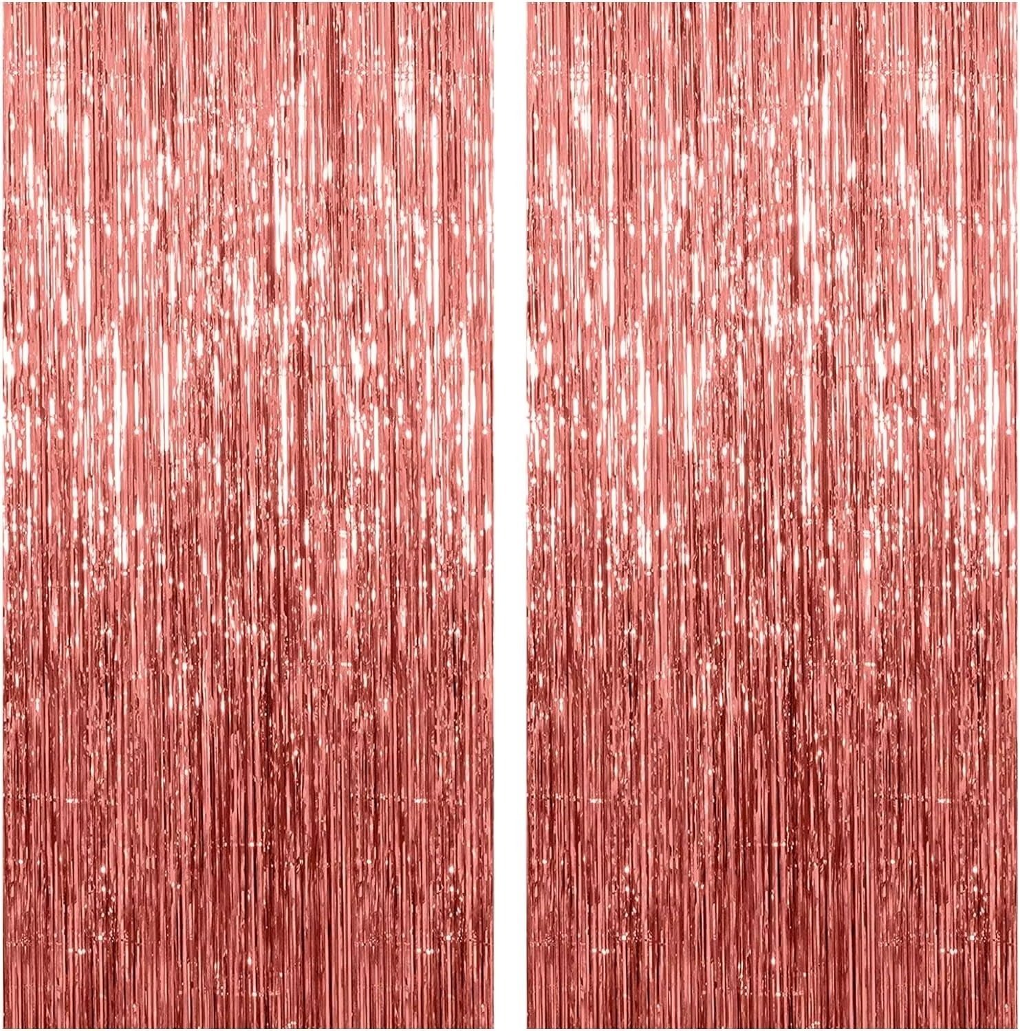 Foil Rain Curtain (Shiny Metallic)ROSEGOLD