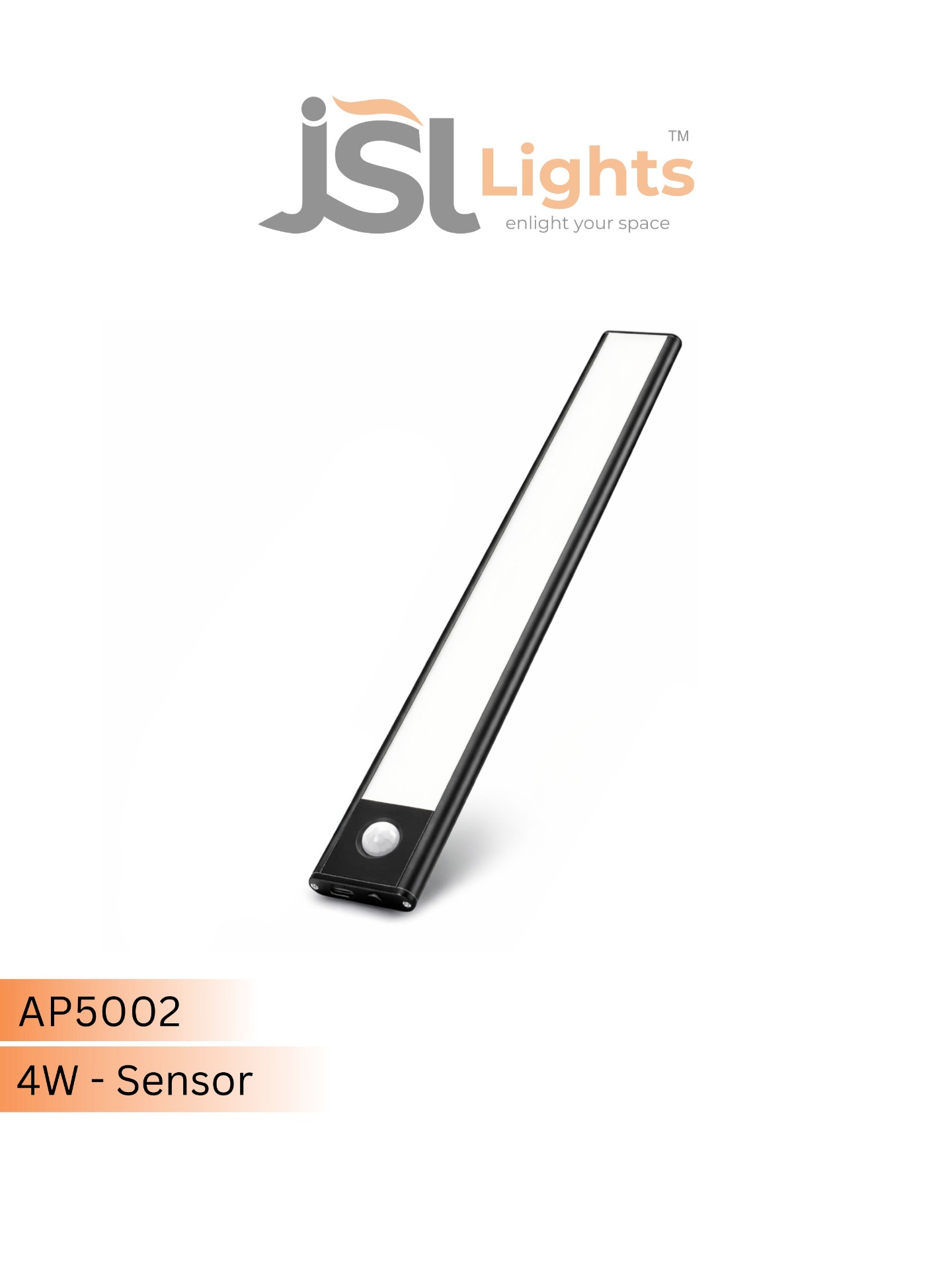 AP5002 - Smart 4W Motion Sensor LED Profile Light Cabinet