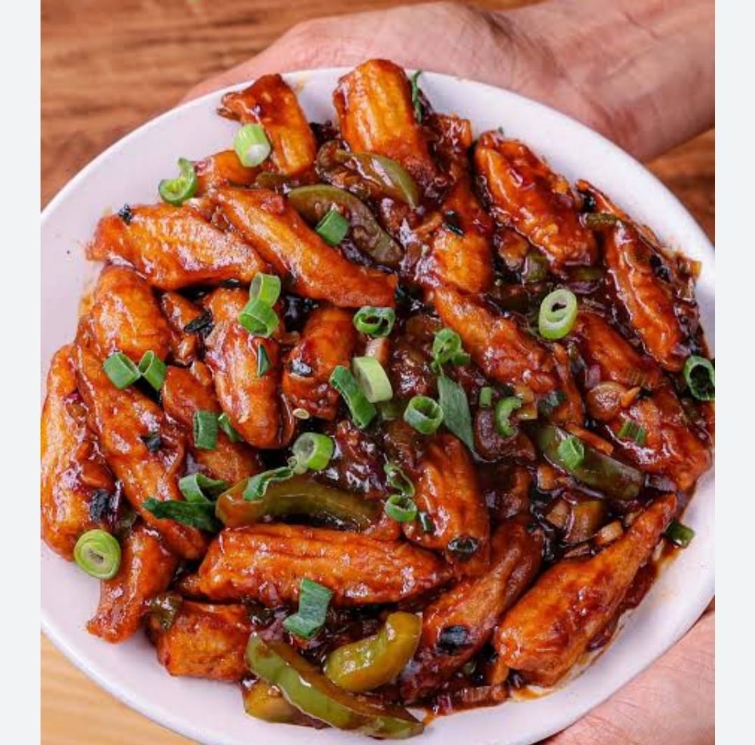 Baby corn chilly