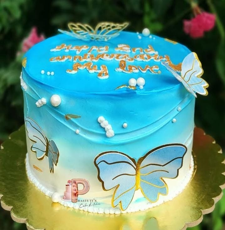 Vanilla Butterfly cake