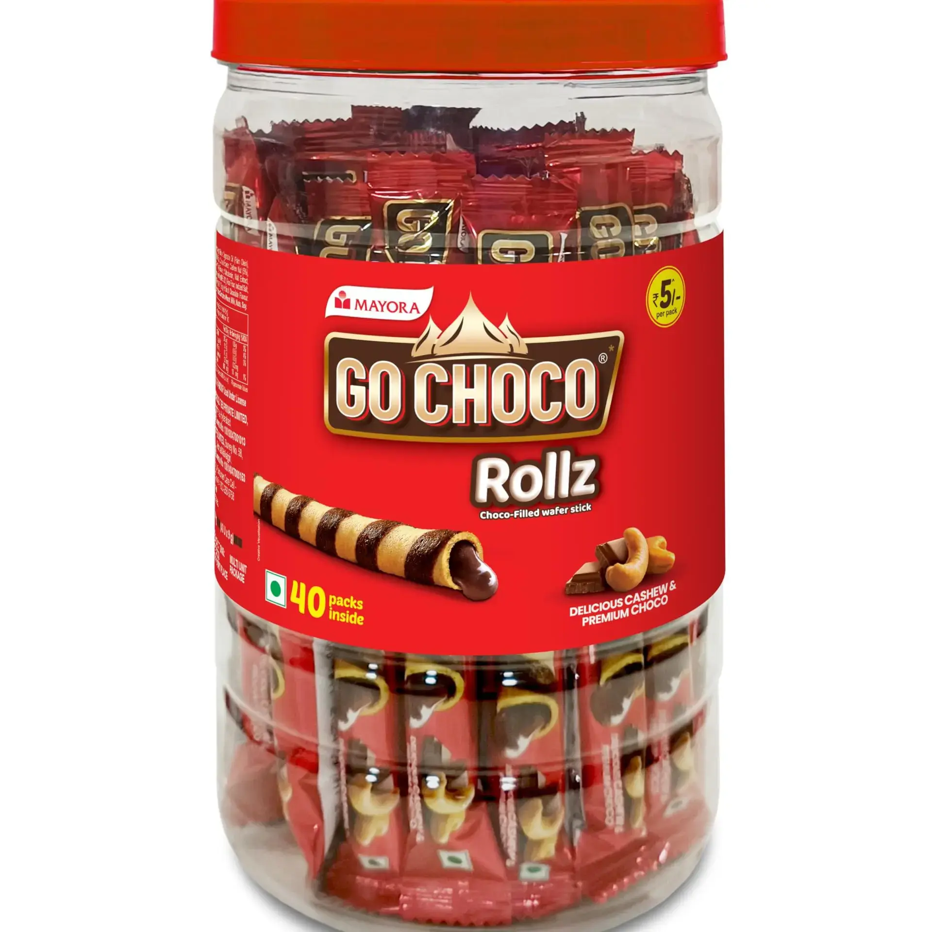 Go Choco Rolls 40U × 11g