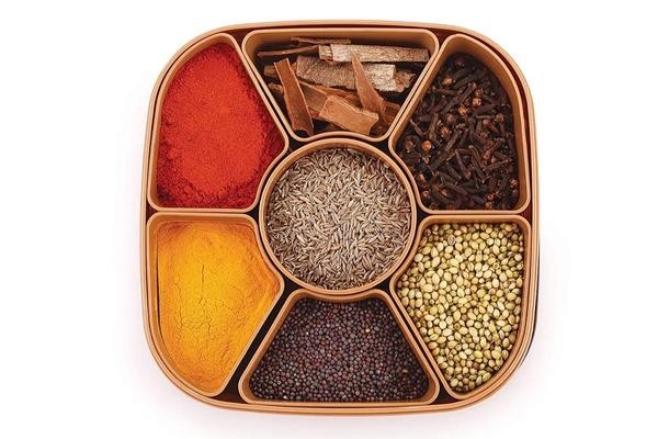 Masala Rangoli Box Dabba for keeping Spices