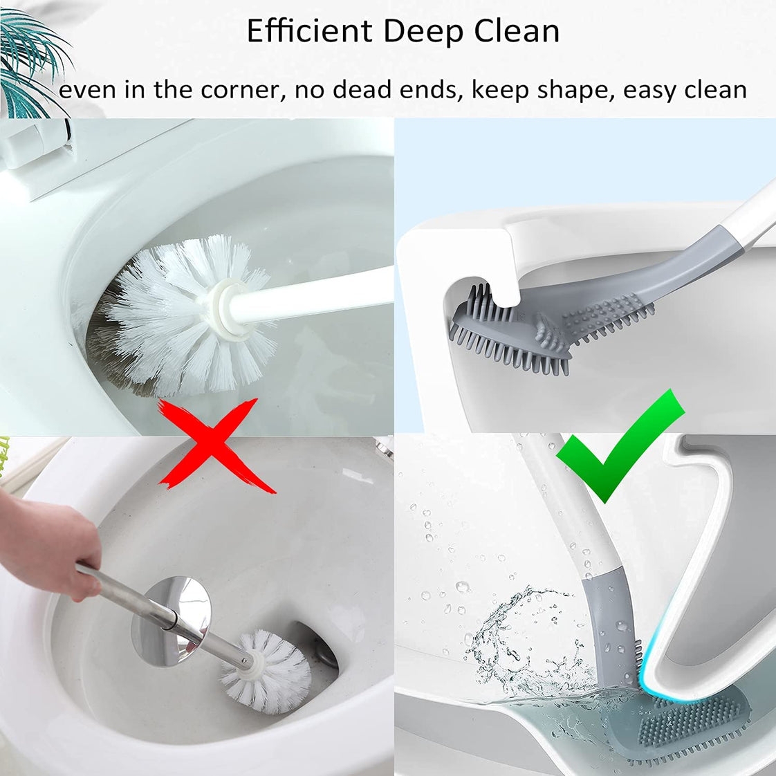 GOLF SHAPE TOILET CLEANER BRUSH FOR BATHROOM USE