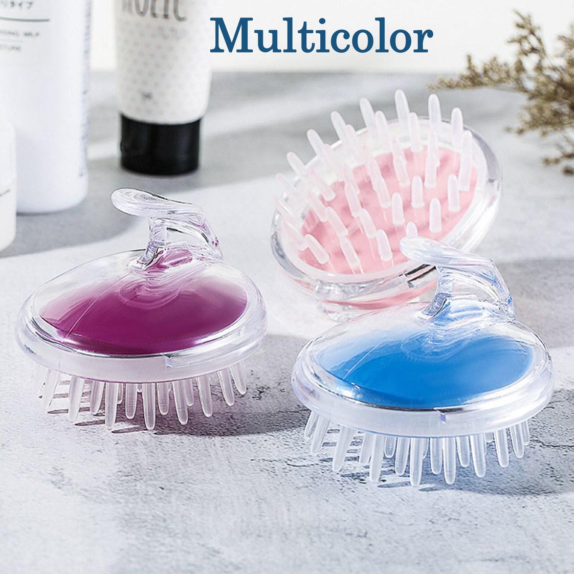 SILICONE HEAD MASSAGER