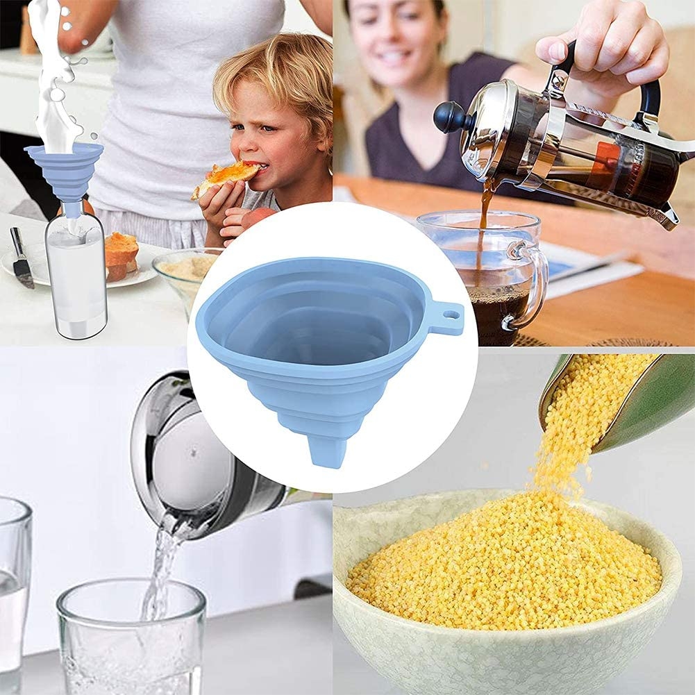 FLEXIBLE SILICONE KITCHEN FUNNEL