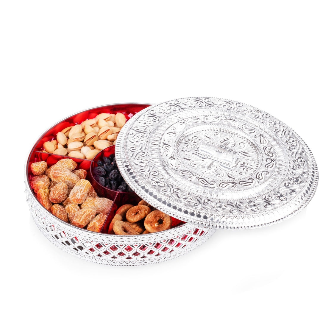 ROUND CANDY BOX, DRY FRUIT BOX FOR KITCHEN STORAGE HOME DECOR