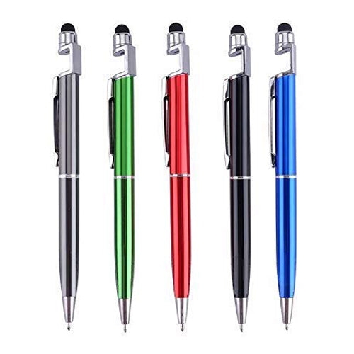 3 IN 1 BALLPOINT FUNCTION STYLUS PEN WITH MOBILE STAND