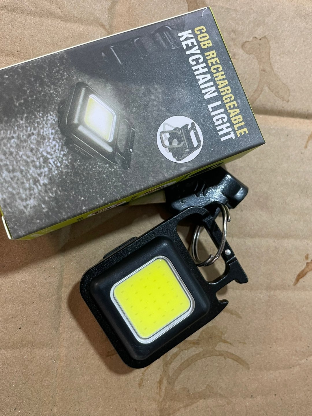 Keychain Light Cob Rechargeable