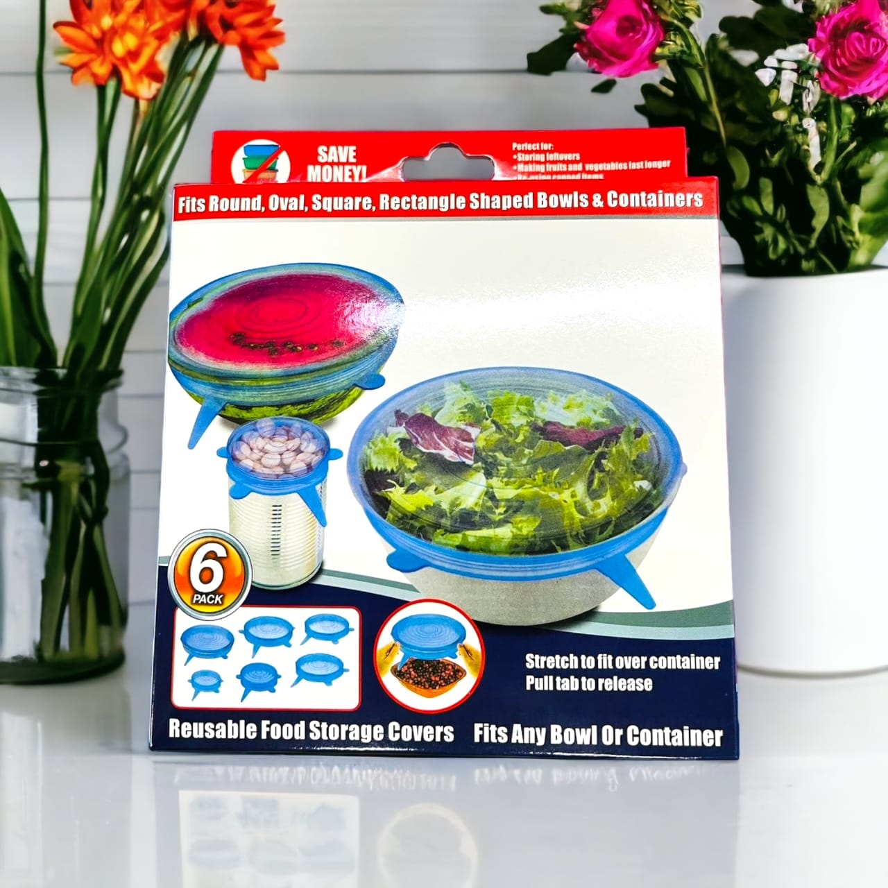 Reusable  FOOD Storage  Cover(6 Pieces)