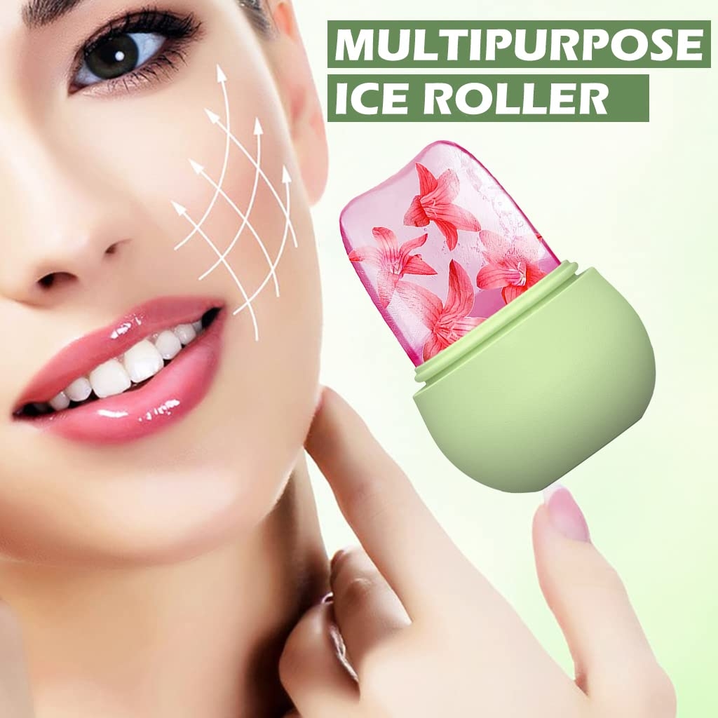 1226A ICE ROLLER FOR FACE MASSAGE & EYE, ANTI-LEAK SILICONE