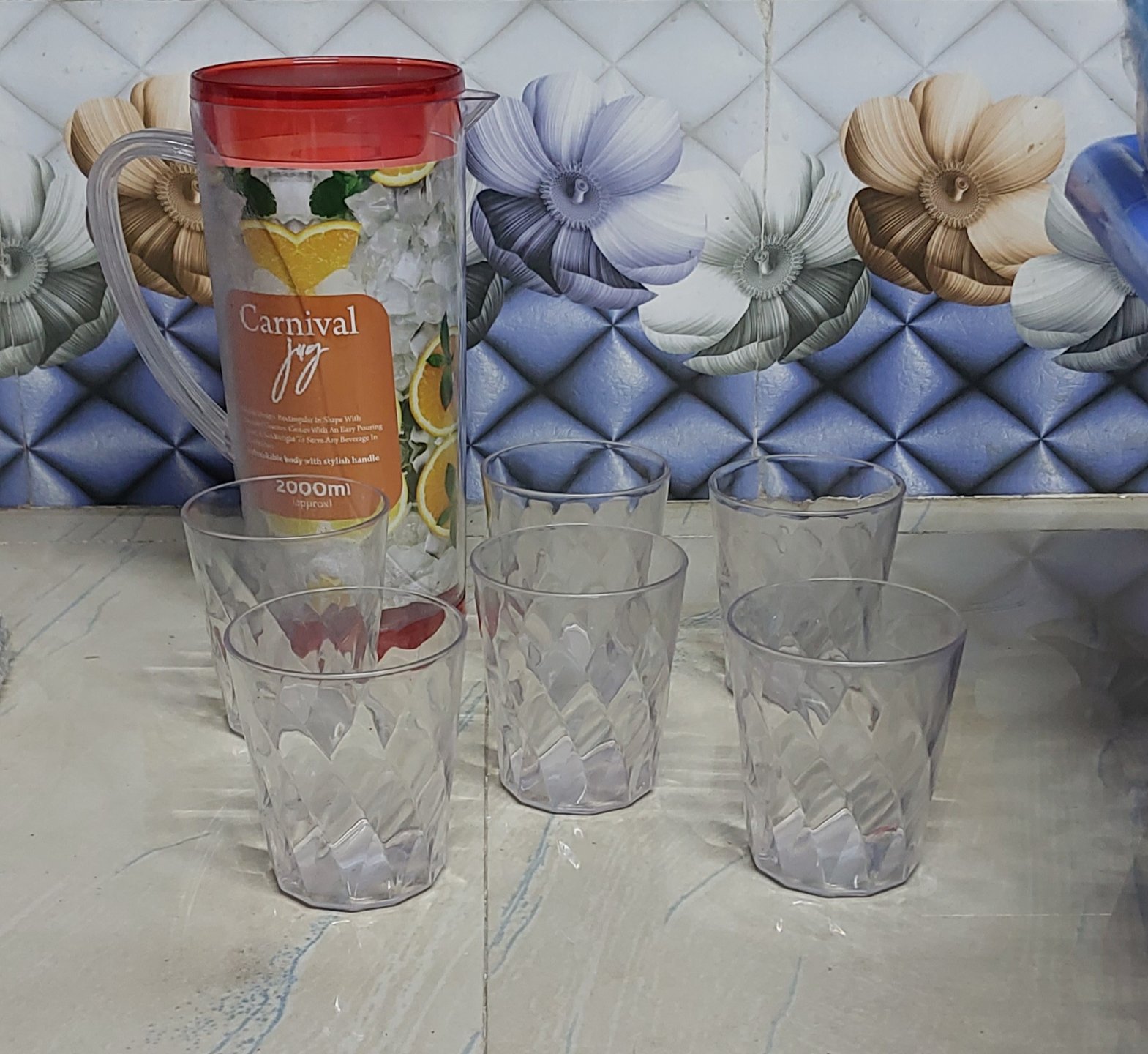 Carnival Jug &cup Set  2000ml