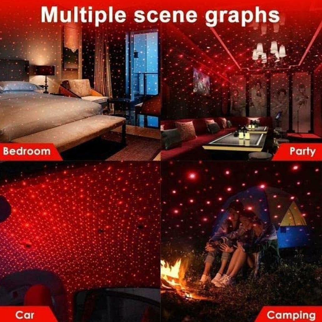 7396 LIGHT GALAXY NIGHT SKY AMBIANCE LASER MICRO PROJECTOR