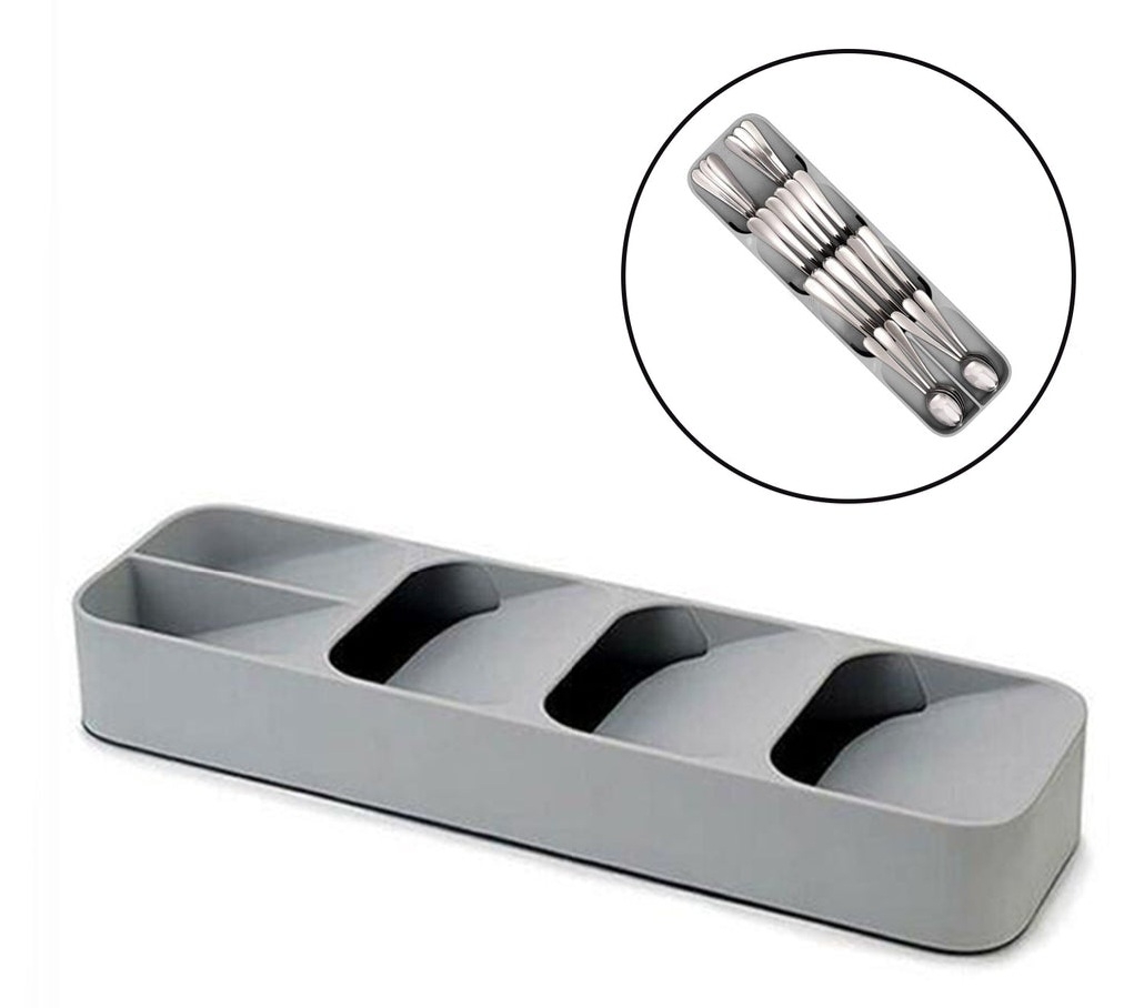 CUTLERY TRAY BOX USED FOR STORING CUTLERY ITEMS AND STUFFS EASILY AND SAFELY.
