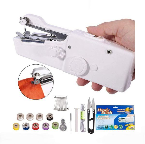 HANDHELD PORTABLE MINI ELECTRIC CORDLESS SEWING MACHINE FOR BEGINNERS