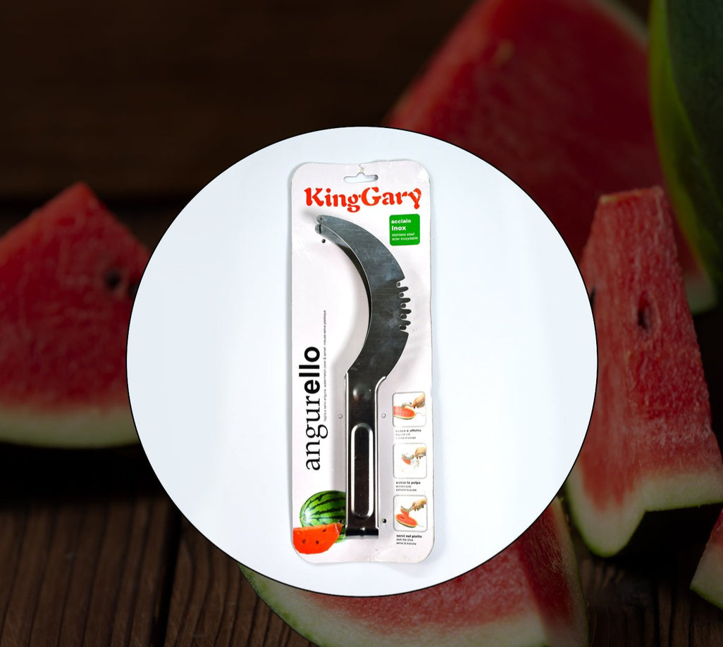 WATERMELON CANTALOUPE SLICER STAINLESS STEEL KNIFE CORER