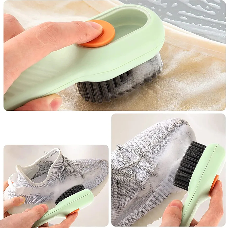 Multifunction Plastic Shoe Brush