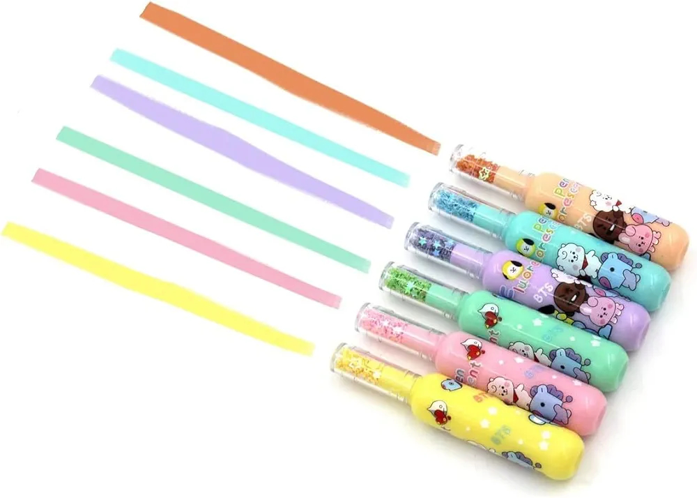 Colourful Highlighter Set Of 6