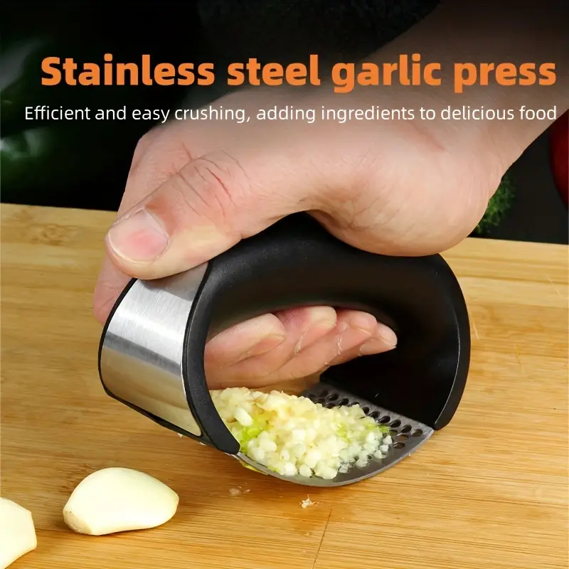 STAINLESS STEEL GARLIC PRESSER / With Out  Box