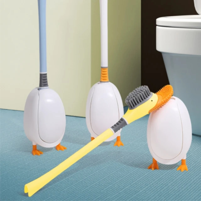 Toilet Cleaning Brush with Duck Holder