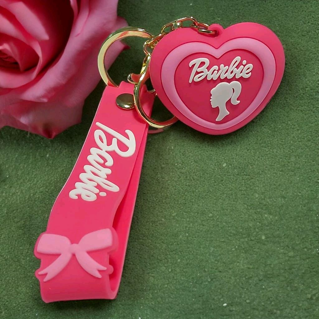 Heart Shape Barbi Keychain