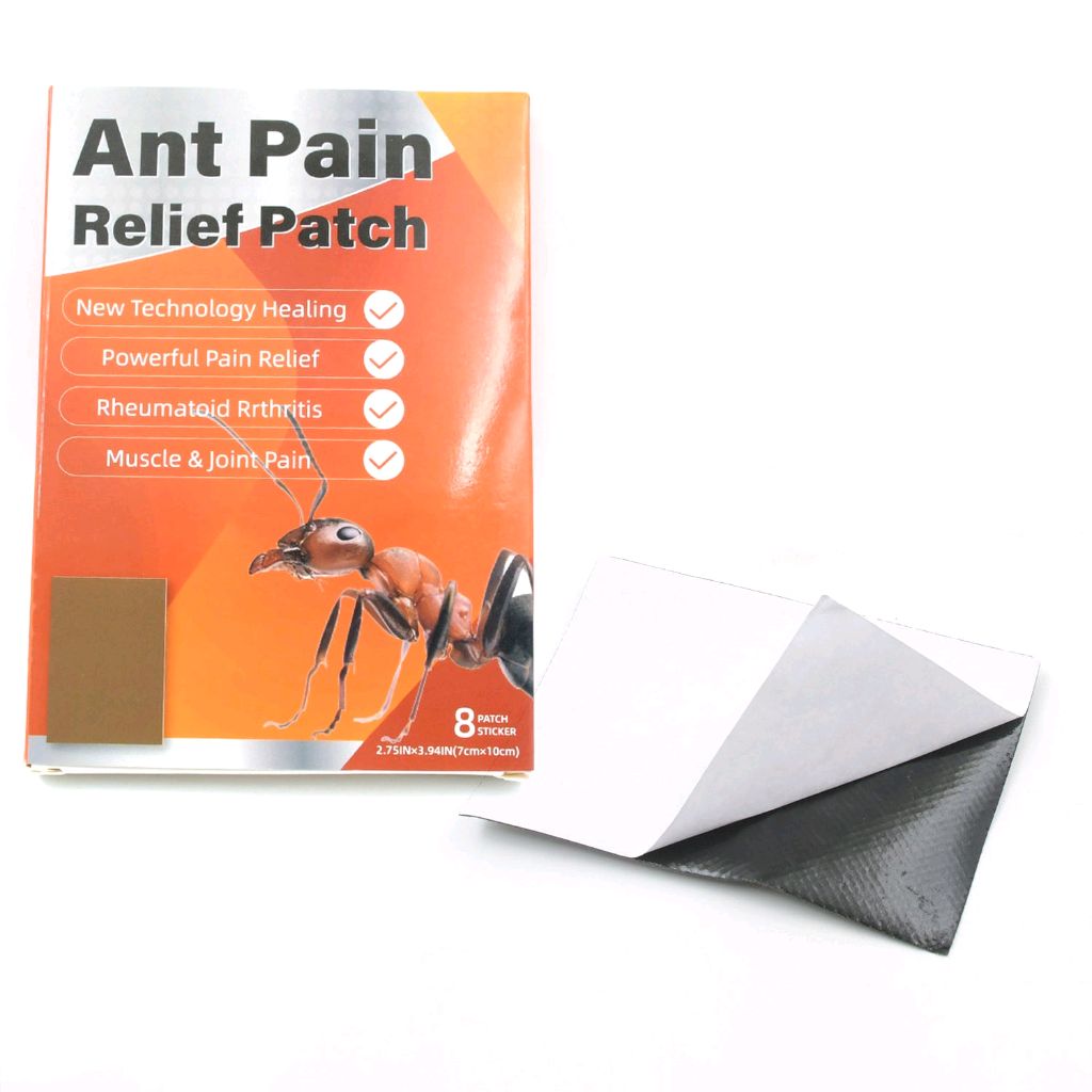 ANT PAIN RELIEF PATCH - PACK OF 8 PATCHES | INSTANT RELIEF FROM MUSCULAR PAIN & JOINT PAIN