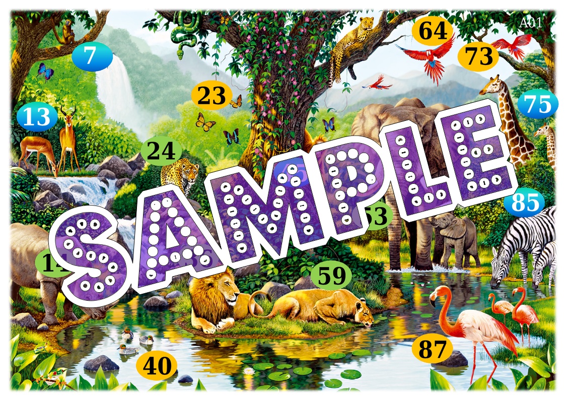 Animal theme Tambola Housie (list240_3)