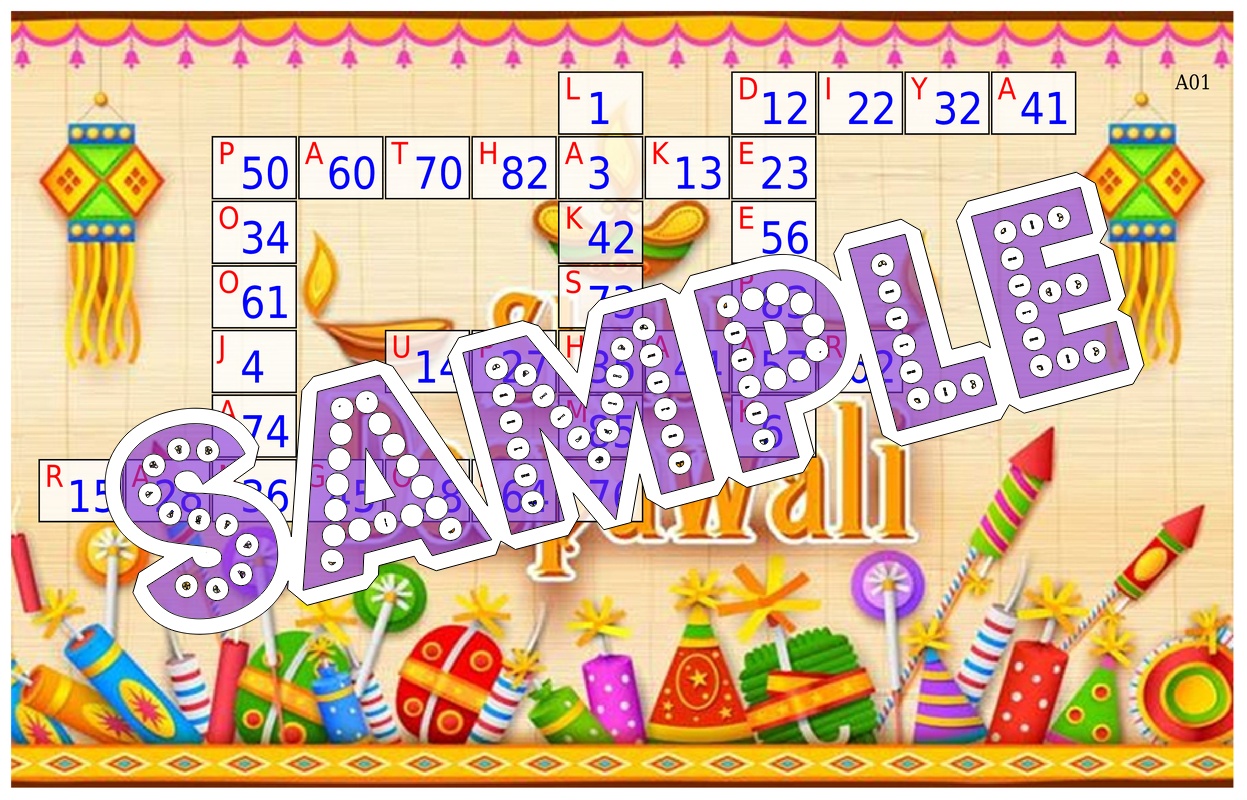 Diwali theme Tambola Housie (list3022_1)