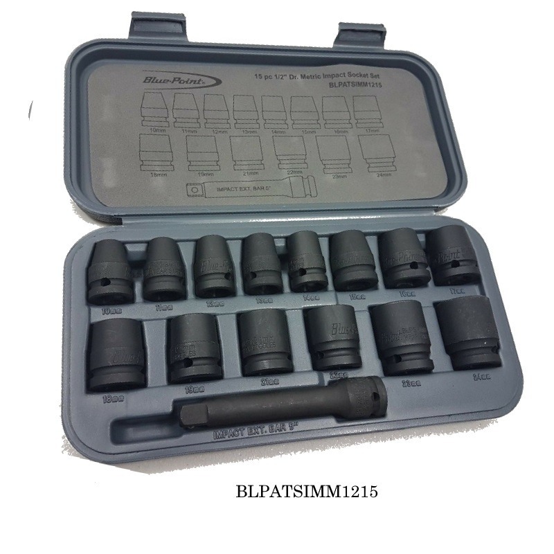 BLPATSIMM1215 Impact Socket Set 15pcs