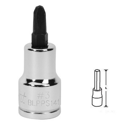 1/4" Phillips® Socket Driver, Stubby