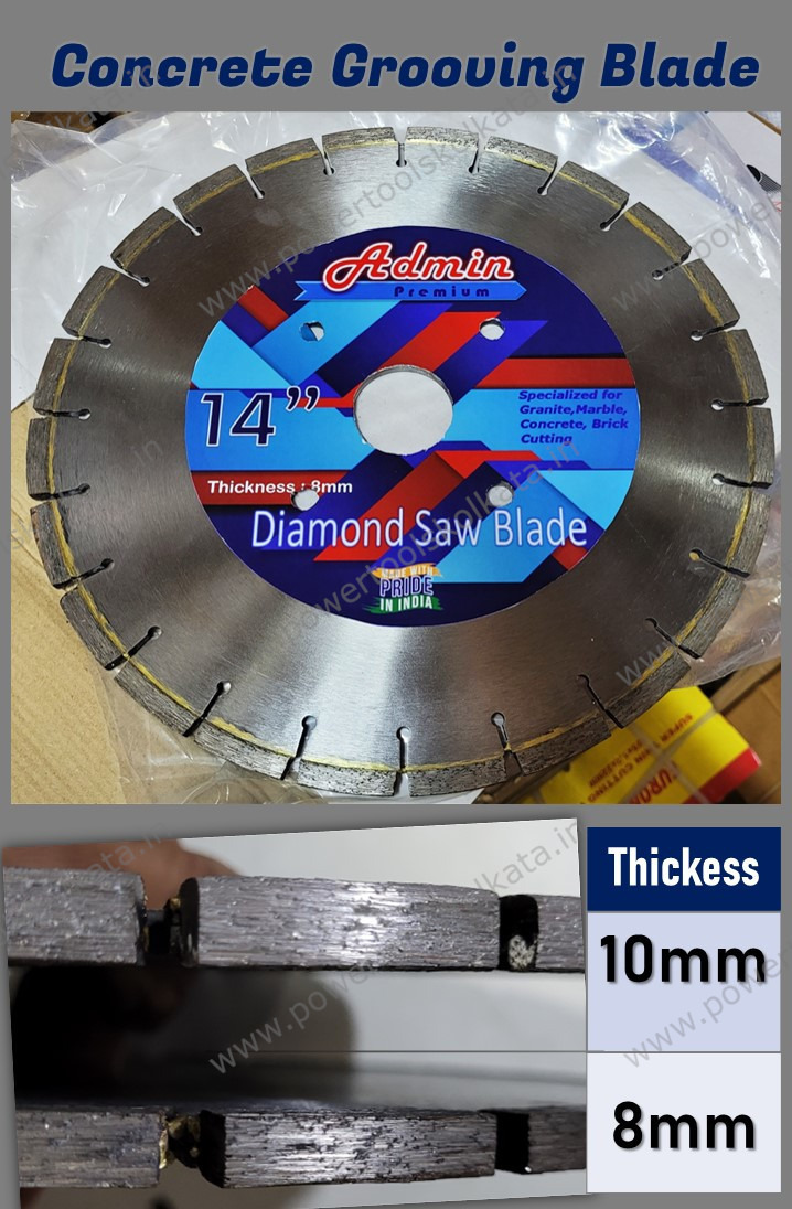Admin 14” Concrete Grooving Blade – 8mm Thick | Copper Welded | Premium Quality