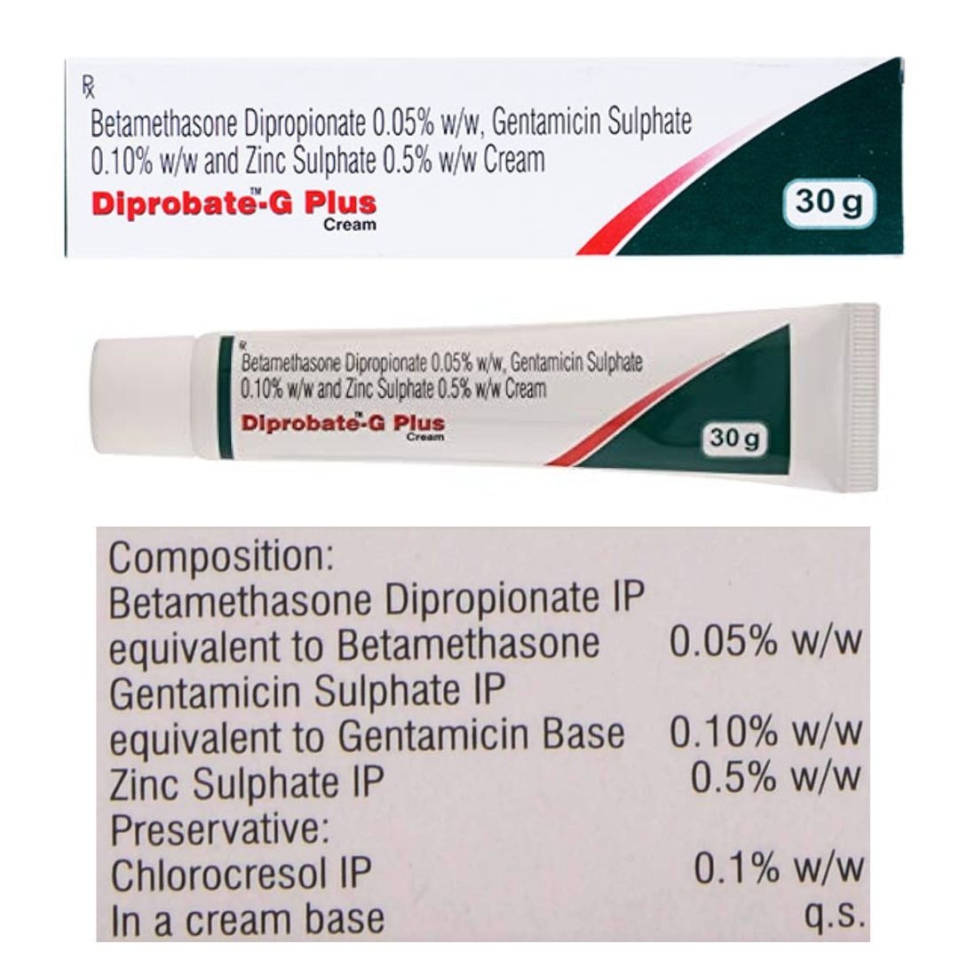 DIPROBATE G PLUS CREAM 30GMS